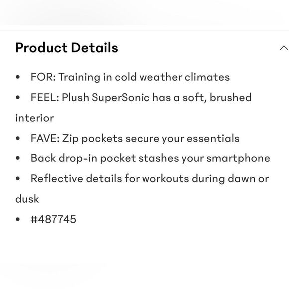 NWT Athleta Rainier Tight. Clover Berry. 1X - Picture 5 of 7